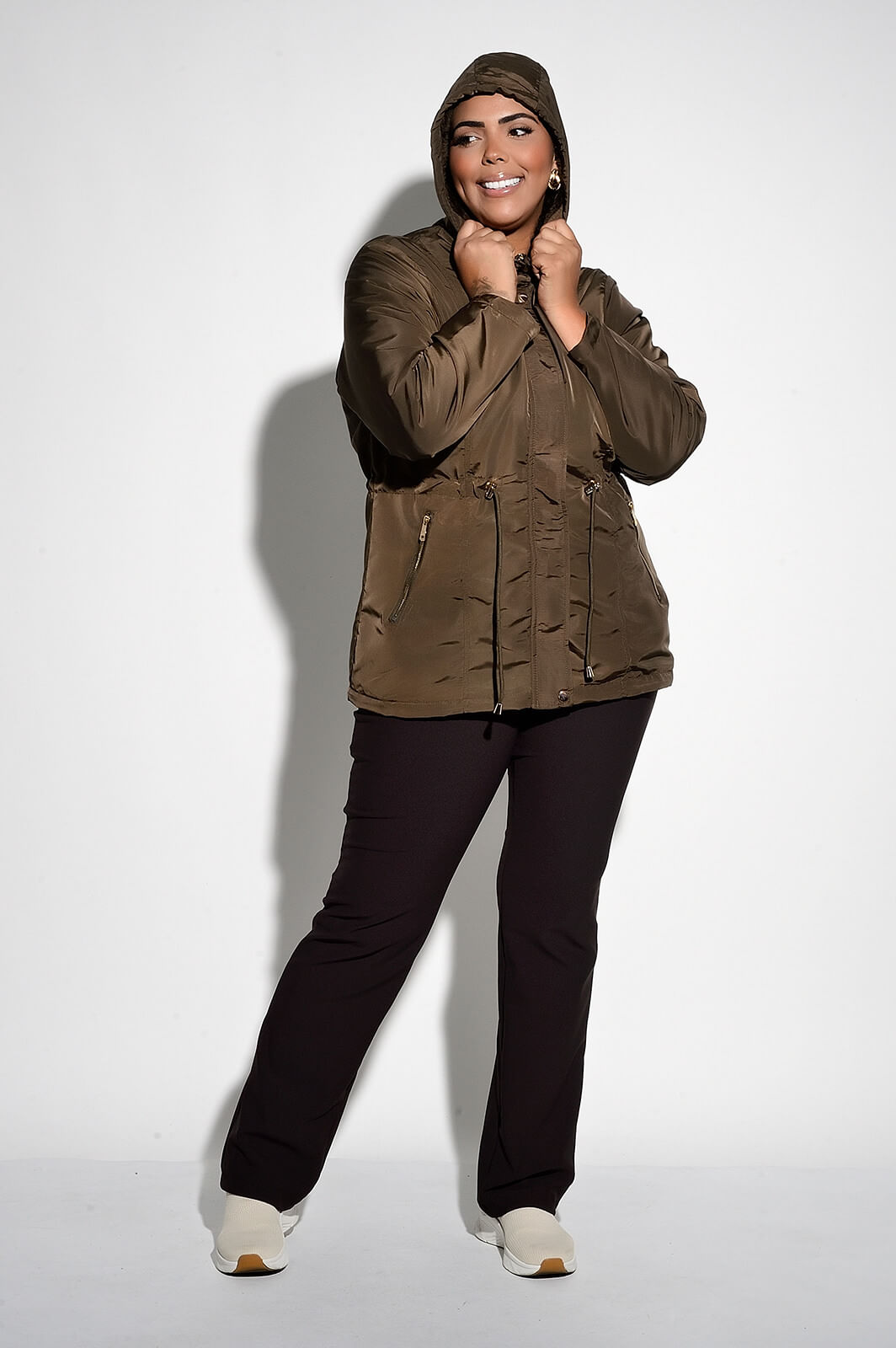 Jaqueta militar plus size hotsell