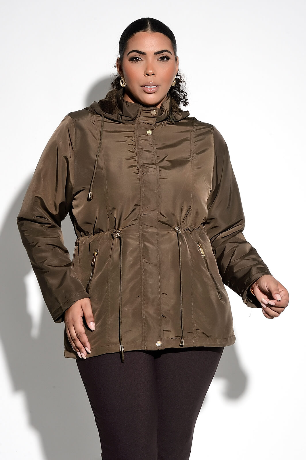 Jaqueta militar plus size hotsell